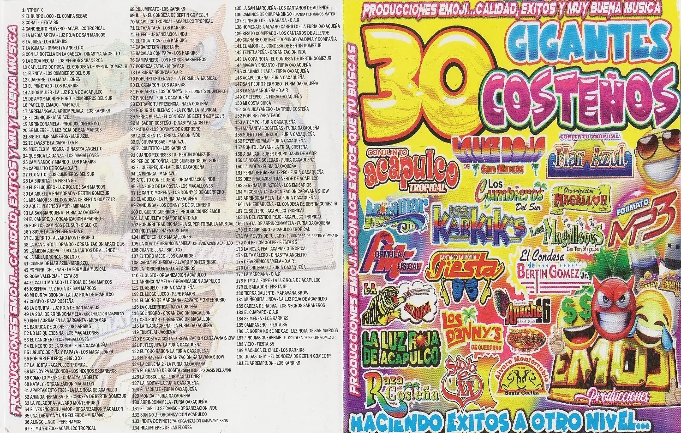 L0S MEJORES GRUPOS DE LA COSTA DE GUERRERO,VOL 1